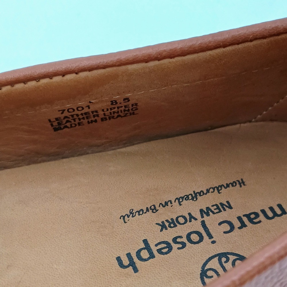 Classic Women's Brown Leather Driving Loafers - Picture 9 of 9